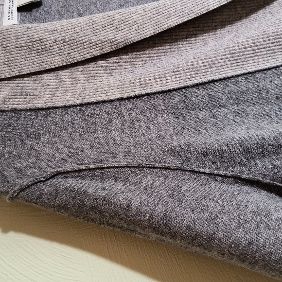 Banana Republic Luxury Cashmere Blend Gray Long Sleeve Sweater size M - Picture 6 of 11
